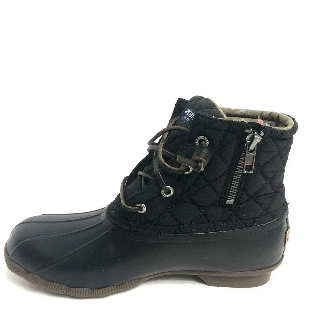 Sperry Women’s Saltwater Quilted Duck Boots, Size 7Wide